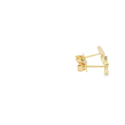 Elegant Geometric Split Arrow Earrings